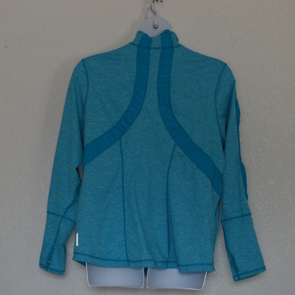 Zella Arctic Blue Full Zip Workout Jacket 3x - Picture 3 of 4